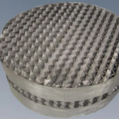 湖北金鸿林石化-金属网孔波纹填料